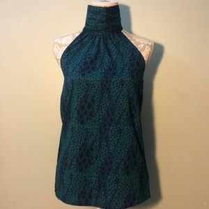 Blue turtle neck/Halter top